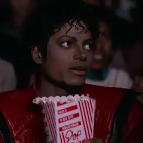 Michael Jackson Eating Popcorn