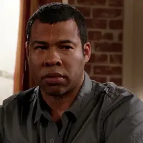 Jordan Peele Sweating