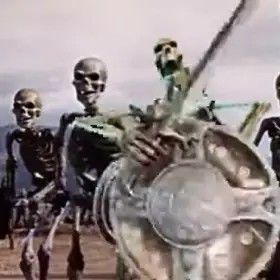 Skeleton Banging Shield