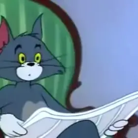 Tom Reading the Newspaper