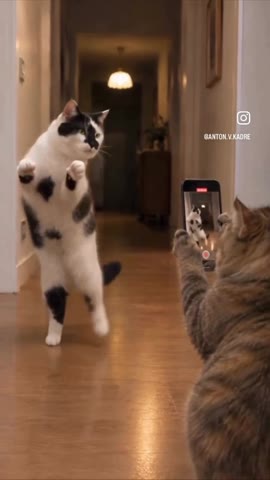Dancing cats