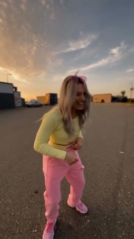 Sports car pose